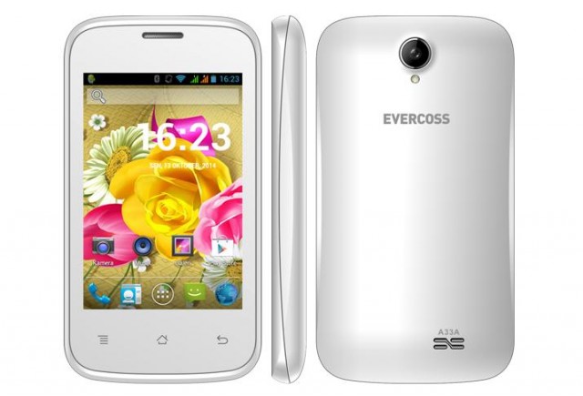 Spesifikasi dan Harga Evercoss A33A, Hp Android 400 Ribuan
